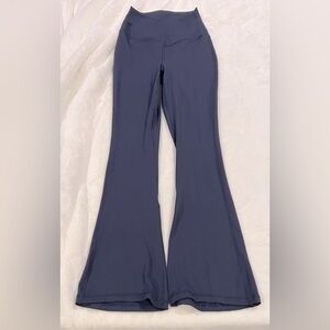 INTERLINK CIRE ELASTIC FREE CROSSOVER V-BACK FLARED LEG YOGA PANTS